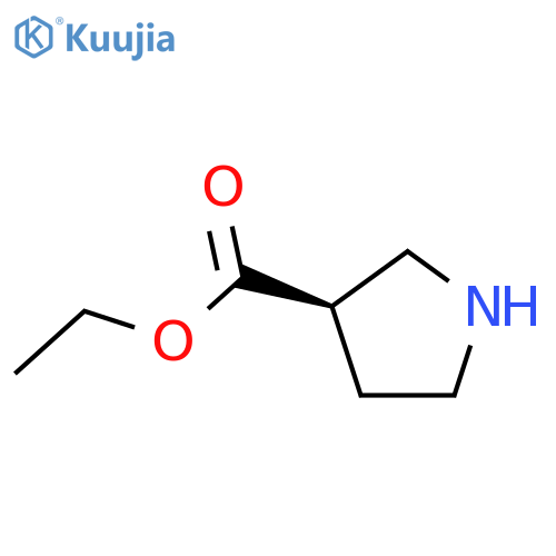 ethyl (3R)-pyrrolidine-3-carboxylate structure