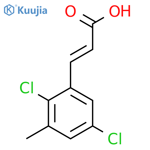 2,5-Dichloro-3-methylcinnamic acid structure