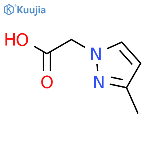 (3-methyl-1H-pyrazol-1-yl)acetic acid structure