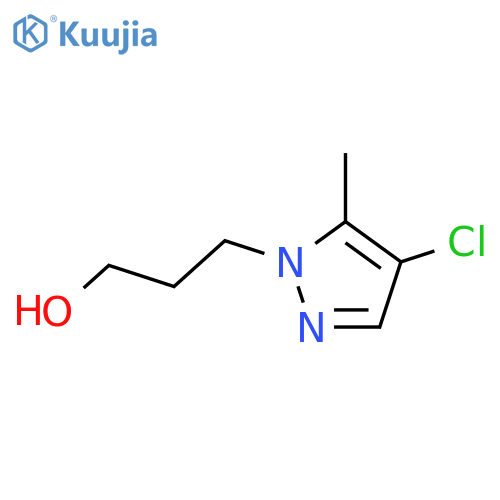 3-(4-chloro-5-methyl-1H-pyrazol-1-yl)propan-1-ol structure