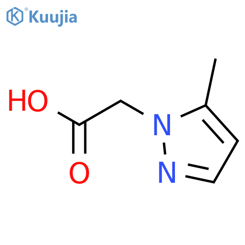 2-(5-Methyl-1H-pyrazol-1-yl)acetic acid structure