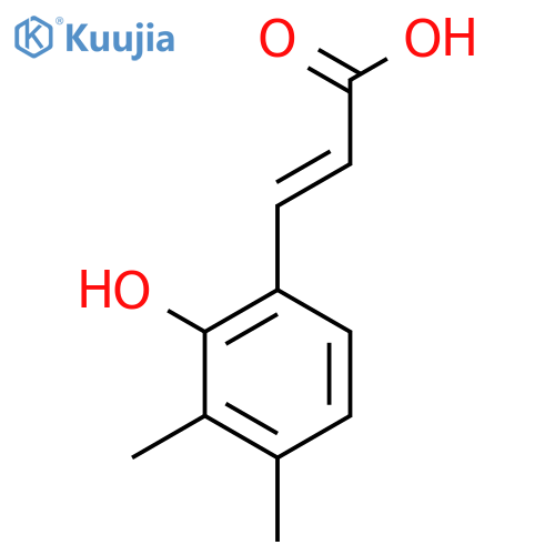 3,4-Dimethyl-2-hydroxycinnamic acid structure