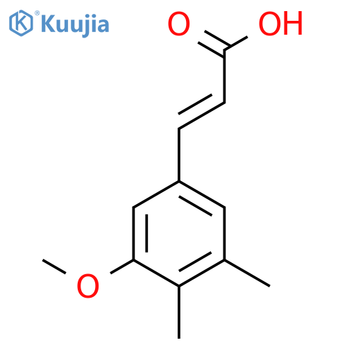 3,4-Dimethyl-5-methoxycinnamic acid structure