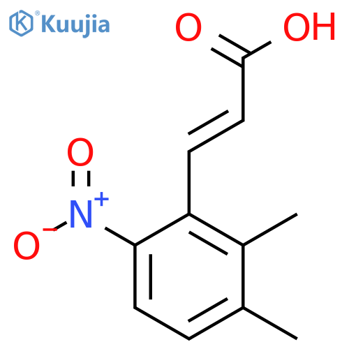 2,3-Dimethyl-6-nitrocinnamic acid structure