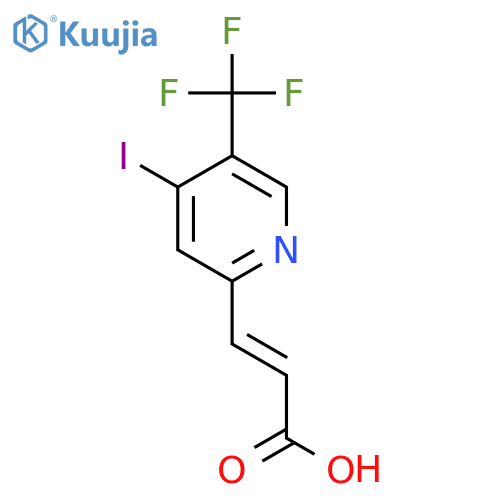 4-Iodo-5-(trifluoromethyl)pyridine-2-acrylic acid structure