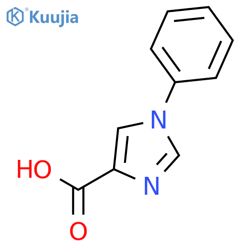 1-Phenyl-1H-imidazole-4-carboxylic acid structure