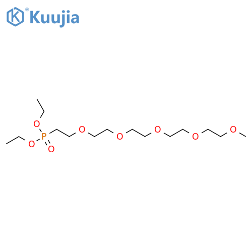 m-PEG5-phosphonic acid ethyl ester structure