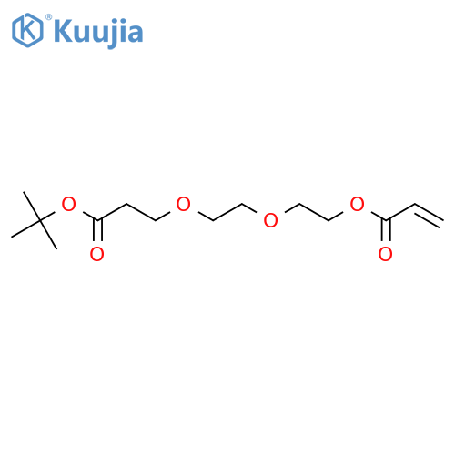 Acrylate-peg3-t-butyl ester structure