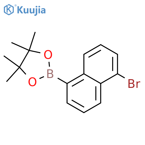 2-(5-Bromonaphthalen-1-yl)-4,4,5,5-tetramethyl-1,3,2-dioxaborolane structure