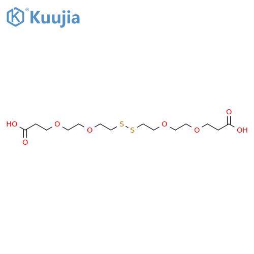 Acid-PEG2-SS-PEG2-Acid structure