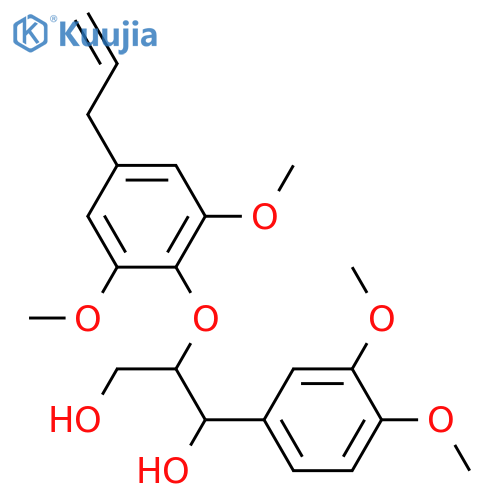 4,8'-Oxylign-8-ene-3,3',4',5,7',9'-hexol; (7'R,8'R)-form, 3,3',4',5-Tetra-Me ether structure