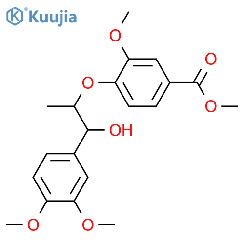 8,9-Dinor-4,8'-oxylignan-3,3',4',7,7'-pentol; (7'RS,8'SR)-form, 7-Carboxylic acid, 3,3',4'-tri-Me ether, Me ester structure