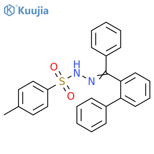 Benzenesulfonic acid, 4-methyl-, 2-([1,1'-biphenyl]-2-ylphenylmethylene)hydrazide structure