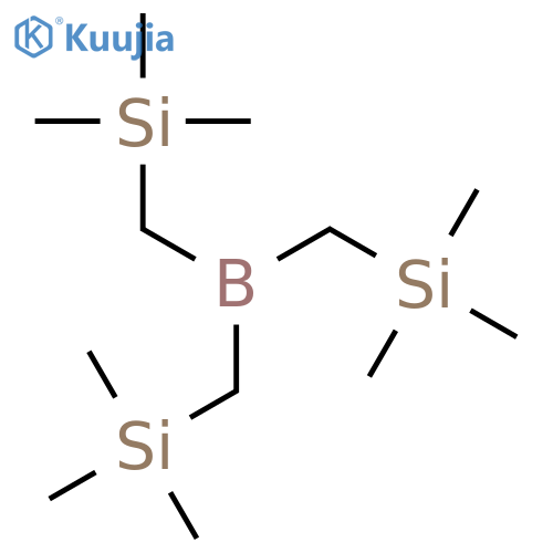 tris(trimethylsilylmethyl)borane structure