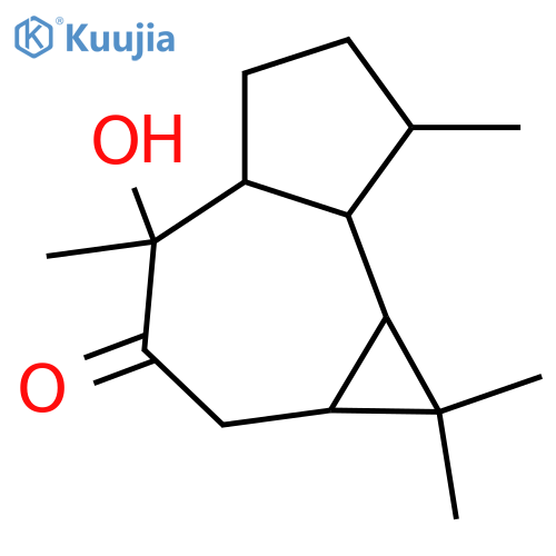 9,10-Aromadendranediol; (1α,4β,5α,6β,7β,10α)-form, 9-Ketone structure