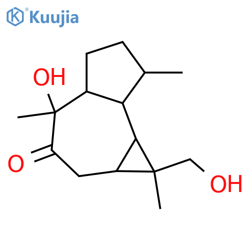 9,10,12-Aromadendranetriol; (1α,4β,5α,6β,7β,9α,10α,11β)-form, 9-Ketone structure