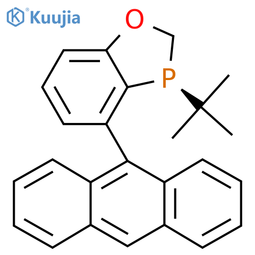 (3S)-4-Anthracen-9-yl-3-tert-butyl-2H-1,3-benzoxaphosphole structure