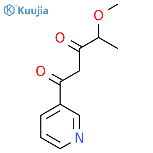 4-Methoxy-1-(pyridin-3-yl)pentane-1,3-dione structure