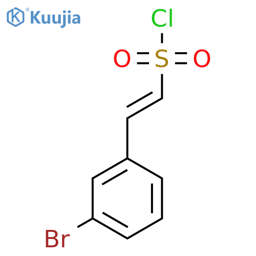 2-(3-Bromophenyl)ethene-1-sulfonyl chloride structure