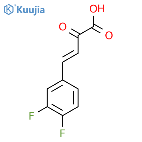 4-(3,4-Difluorophenyl)-2-oxobut-3-enoic acid structure