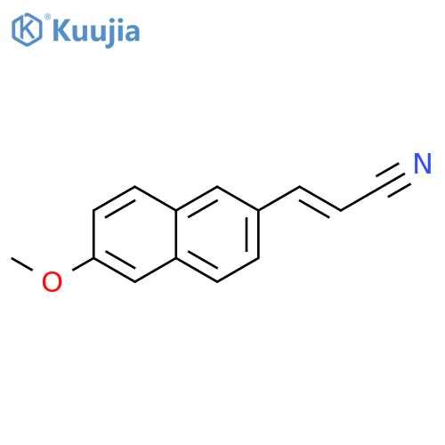 3-(6-Methoxynaphthalen-2-yl)prop-2-enenitrile structure