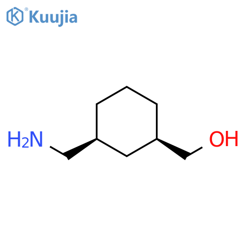 Cyclohexanemethanol, 3-(aminomethyl)-, (1R,3S)-rel- structure