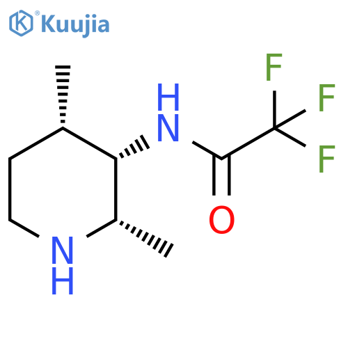 N-2,4-Dimethylpiperidin-3-yl-2,2,2-trifluoroacetamide structure