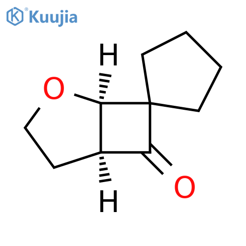 (1S,5R)-4-oxaspiro[bicyclo[3.2.0]heptane-6,1'-cyclopentan]-7-one structure