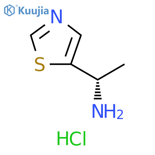 (1S)-1-(1,3-thiazol-5-yl)ethan-1-amine dihydrochloride structure