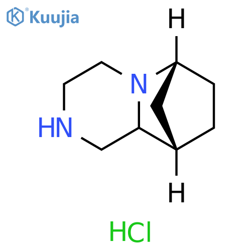 (1R,8S)-2,5-diazatricyclo[6.2.1.02?]undecane;dihydrochloride structure