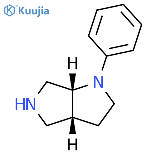 Pyrrolo[3,4-b]pyrrole, octahydro-1-phenyl-, (3aR,6aR)-rel- structure