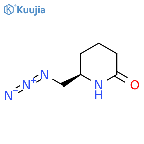 (6R)-6-(Azidomethyl)piperidin-2-one structure