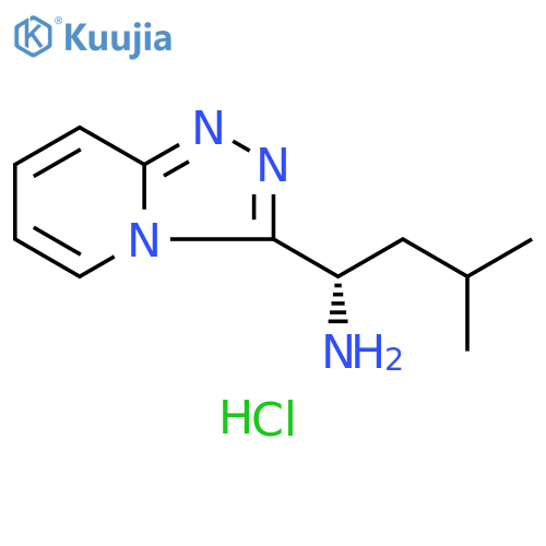 (1S)-3-Methyl-1-{1,2,4triazolo4,3-apyridin-3-yl}butan-1-amine Dihydrochloride structure