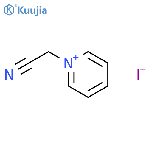 Pyridinium, 1-(cyanomethyl)-, iodide structure