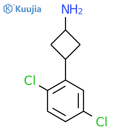 (1R,3r)-3-(2,5-dichlorophenyl)cyclobutan-1-amine structure