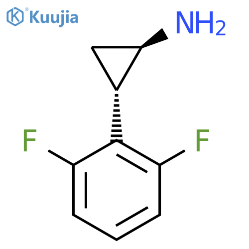 (1R,2S)-2-(2,6-Difluorophenyl)cyclopropan-1-amine structure