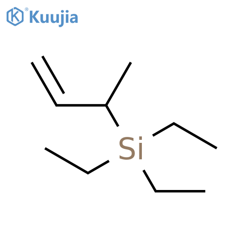 Silane, triethyl(1-methyl-2-propenyl)- structure