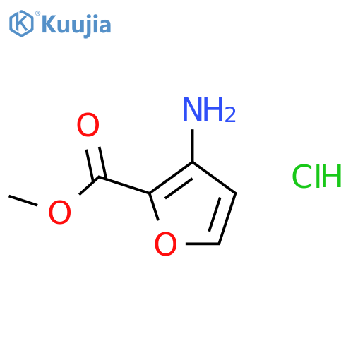 Methyl 3-aminofuran-2-carboxylate hydrochloride structure