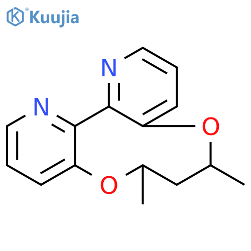 (6S,8S,13aR)-7,8-Dihydro-6,8-dimethyl-6H-[1,5]dioxonino[7,6-b:8,9-b']dipyridine structure