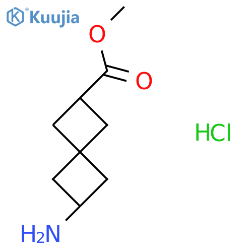 Methyl 6-aminospiro[3.3]heptane-2-carboxylate hydrochloride structure