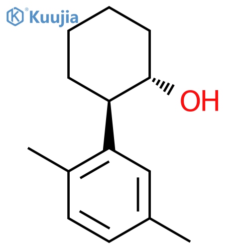 trans-(2,5-Dimethylphenyl)cyclohexan-1-ol structure