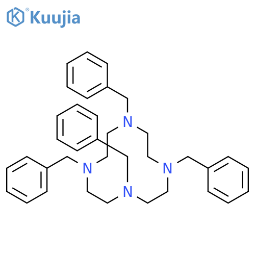 1,4,7,10-Tetrabenzyl-1,4,7,10-tetraazacyclododecane structure
