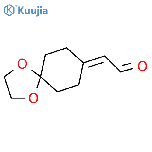 Acetaldehyde, 1,4-dioxaspiro[4.5]dec-8-ylidene- structure