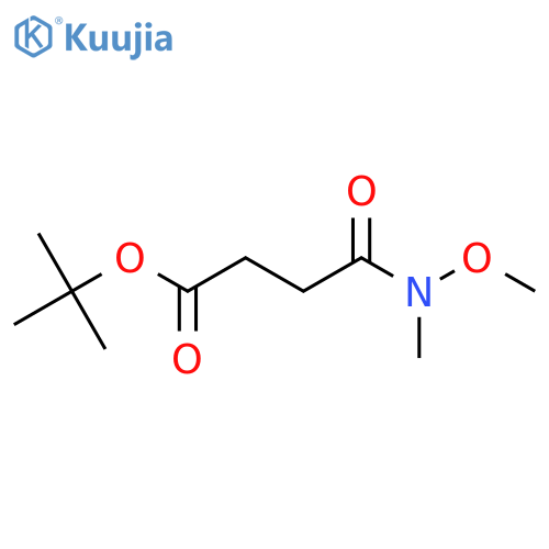 N-Methoxy-n-methyl-succinamic acid tert-butyl ester structure