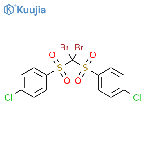 1-chloro-4-dibromo(4-chlorobenzenesulfonyl)methanesulfonylbenzene structure