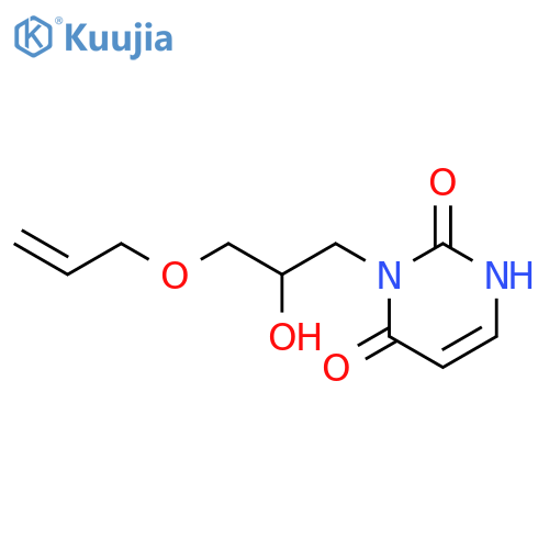 2,4(1H,3H)-Pyrimidinedione, 3-[2-hydroxy-3-(2-propenyloxy)propyl]- structure
