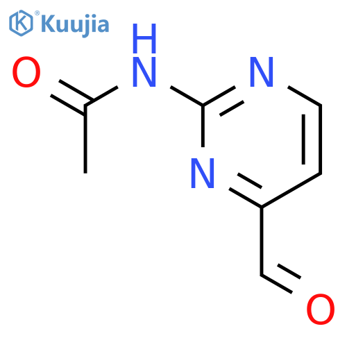 N-(4-Formylpyrimidin-2-yl)acetamide structure
