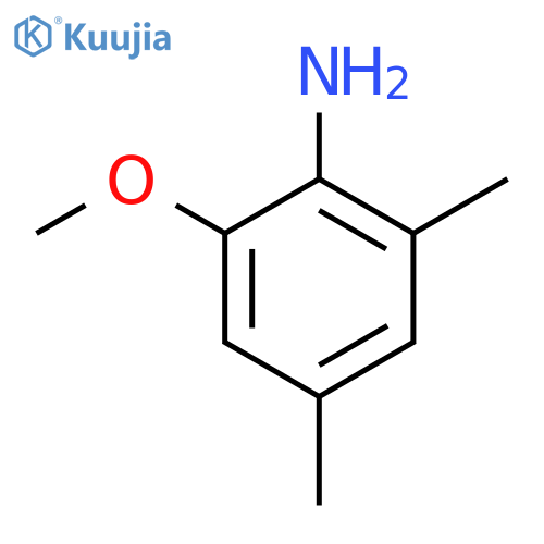 Benzenamine,2-methoxy-4,6-dimethyl- structure