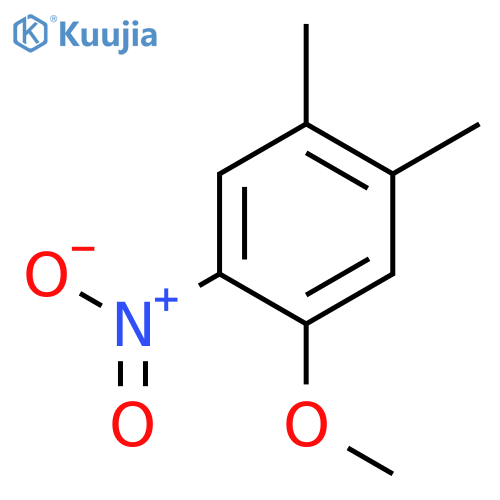 1-Methoxy-4,5-dimethyl-2-nitrobenzene structure