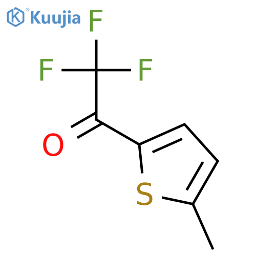 2,2,2-Trifluoro-1-(5-methylthiophen-2-yl)ethanone structure